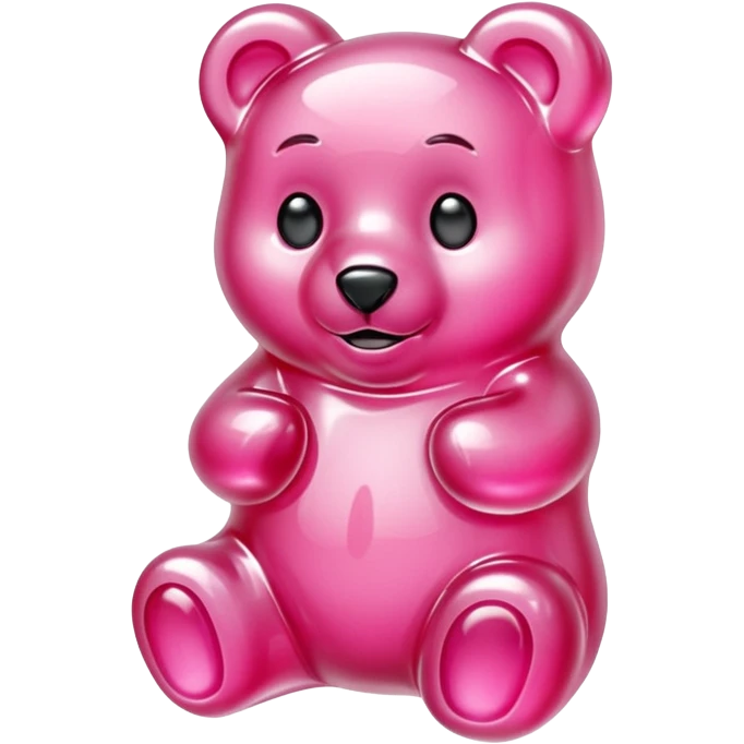 Crystallized Pink Gummybear emoji