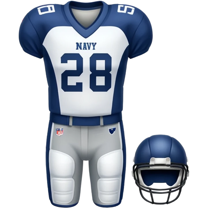 american football uniform emoji