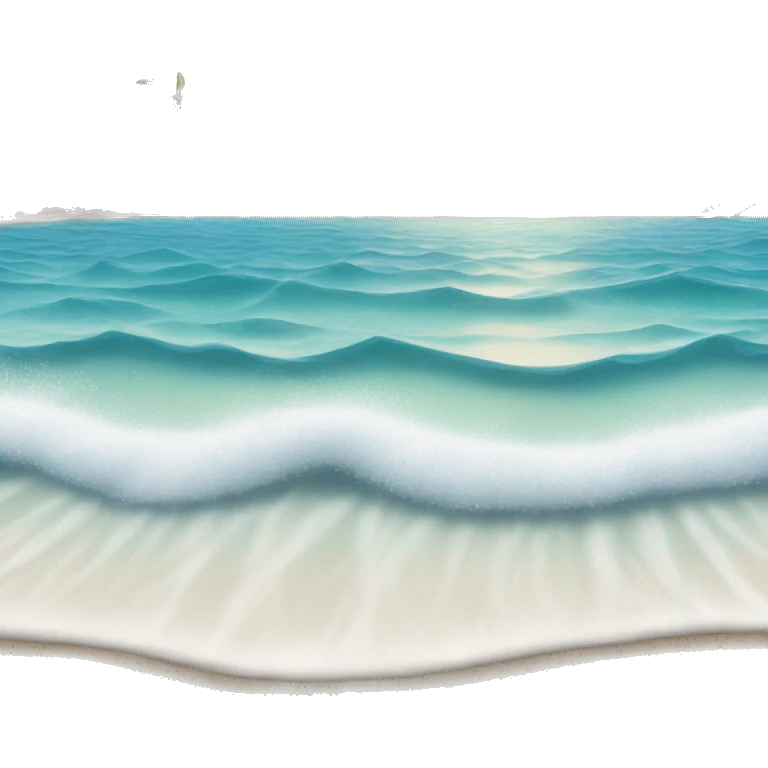 Snowing on the beach emoji