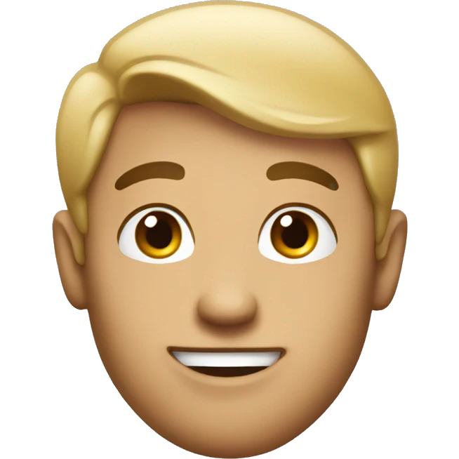 Create a flirty guy emoji