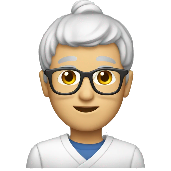 sensei with notebook emoji