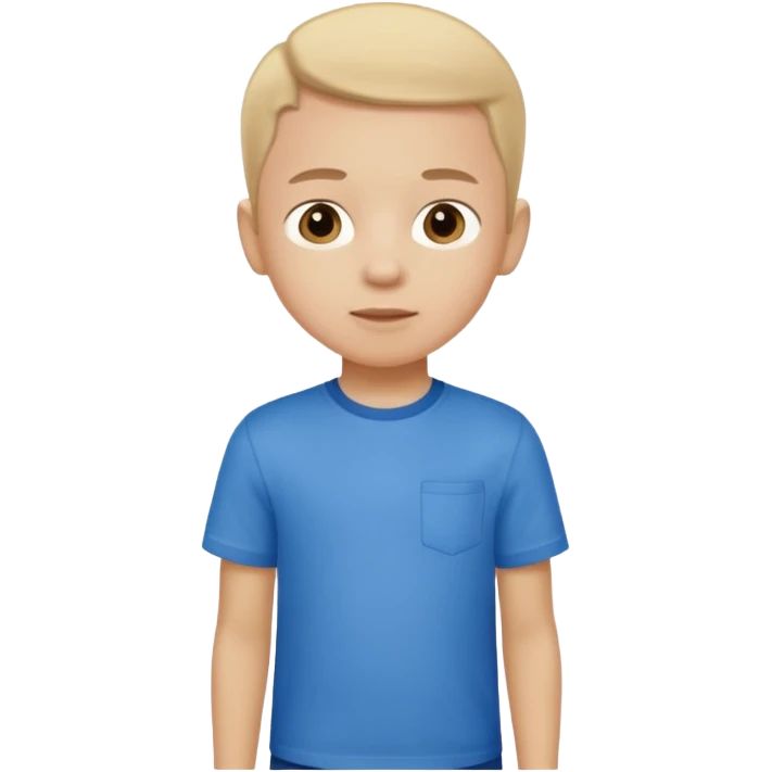 Child 8 year old standing  emoji