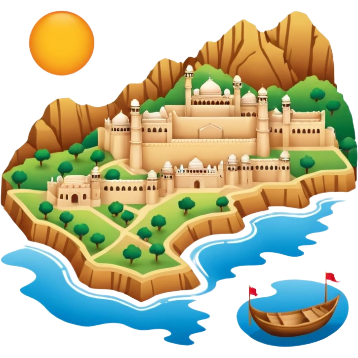 Rajasthan map emoji