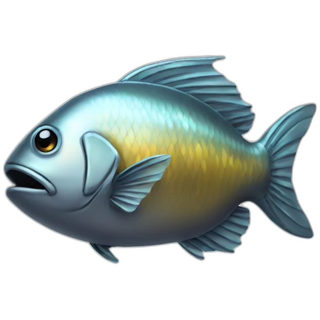 metallic-fish emoji
