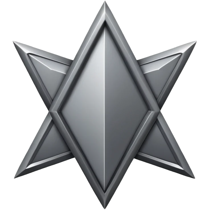 rhombus icon grey iron emoji