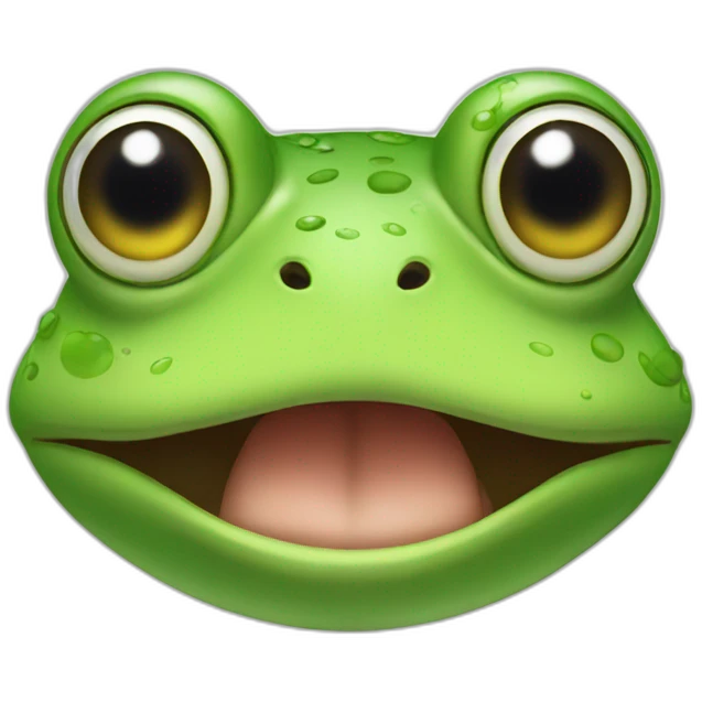 frog with botox emoji