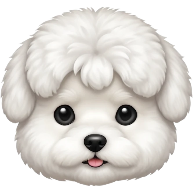 bichon frise face emoji
