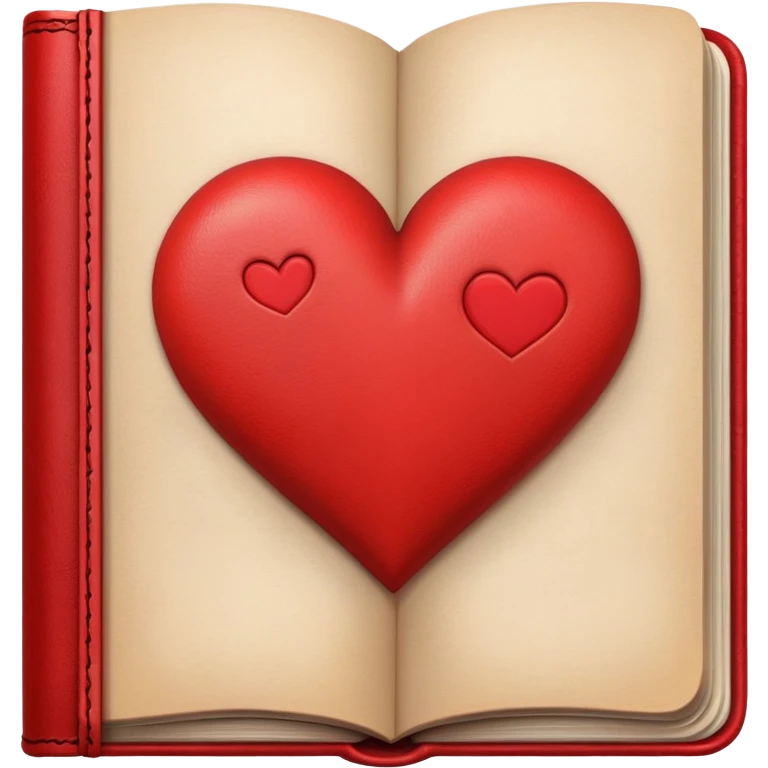 closed book with heart on cover emoji