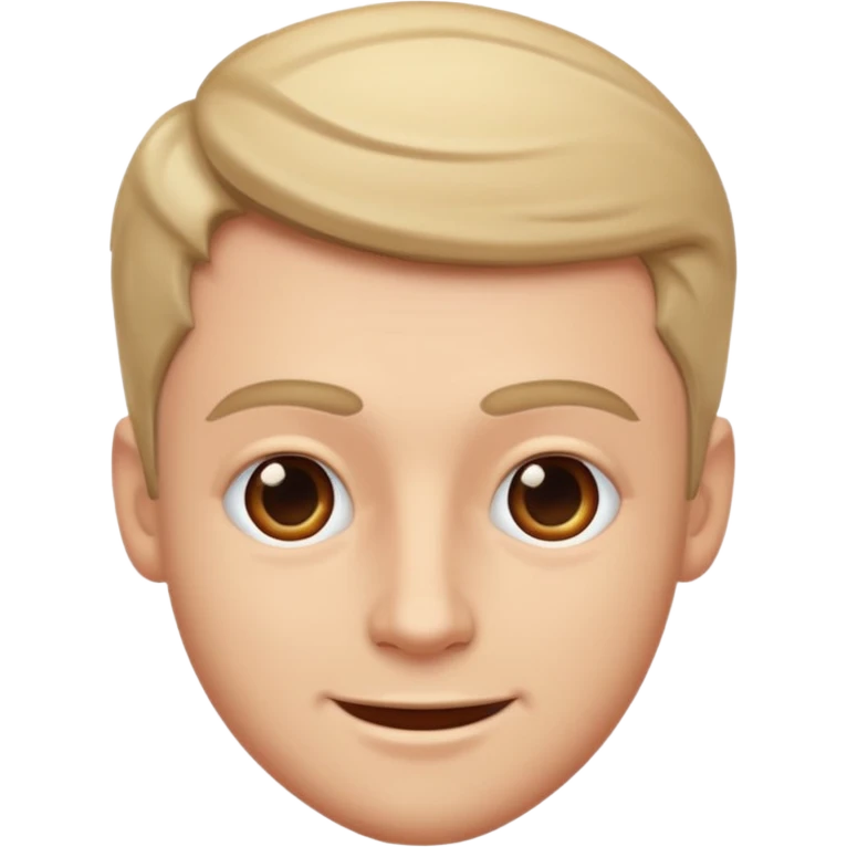 White guy masturbating emoji