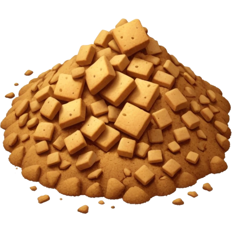 No así no tipo migajas pocas tiradas en el suelo  emoji