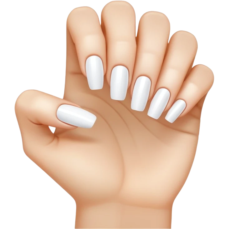 White nails emoji
