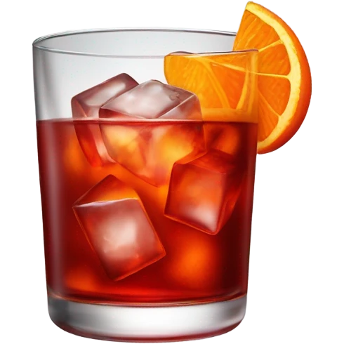  Negroni cocktail  emoji