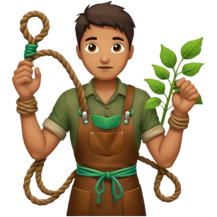 beanstalk worker emoji