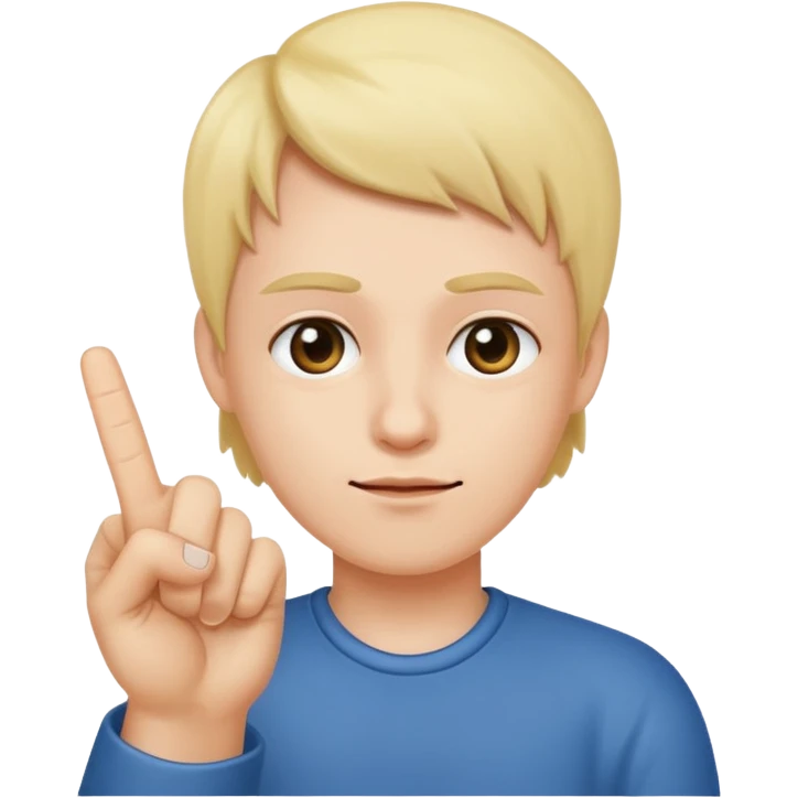 Middle finer emoji