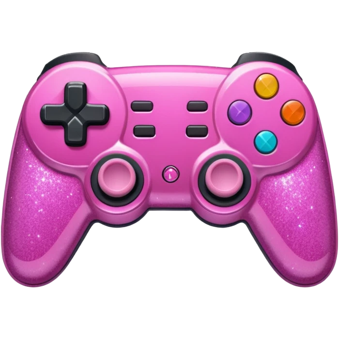 glitter pink control game emoji