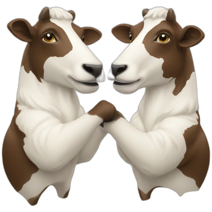Double chèvre emoji