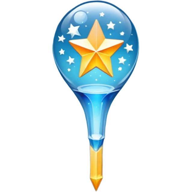 fleche verre le haut avec des etoile a cote pixeliser emoji