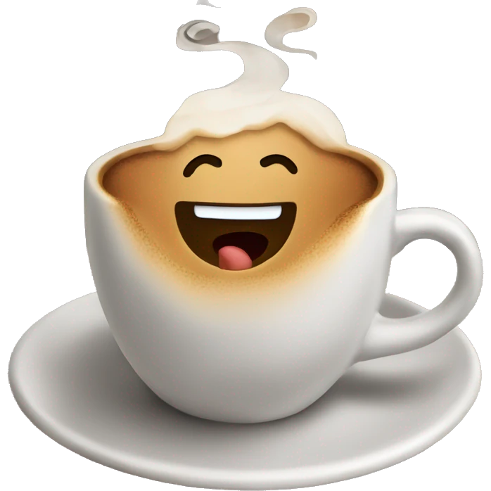 Coffee in a coffee shop emoji