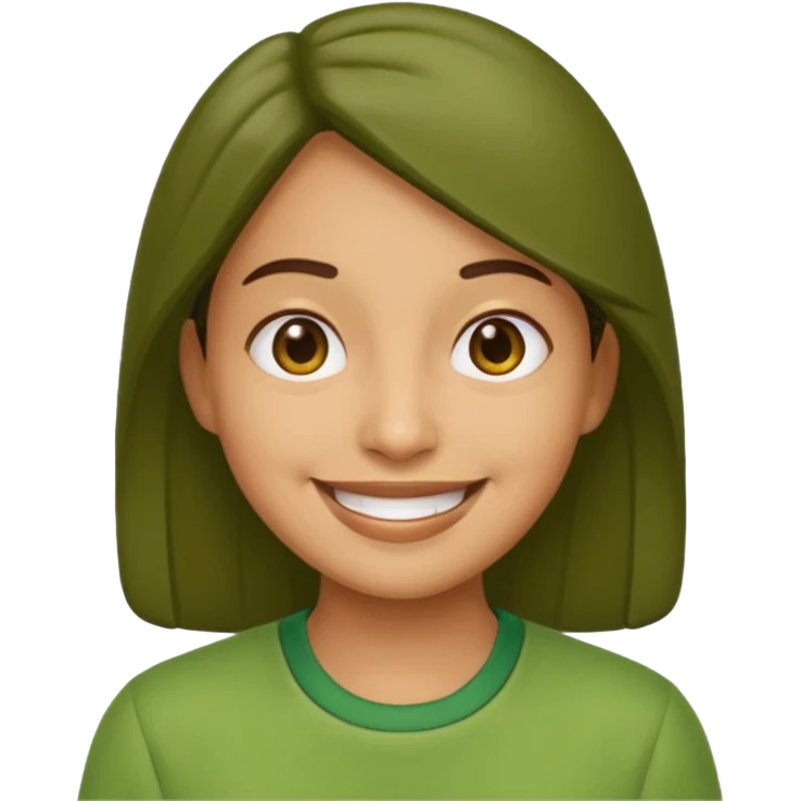 happy face this emoji🤷‍♂️ in green clothes emoji