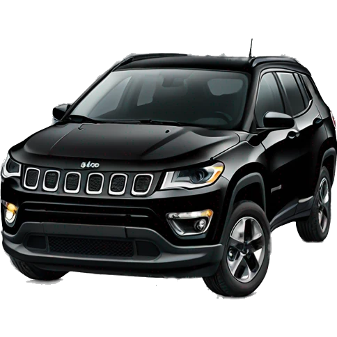 All black jeep compass emoji