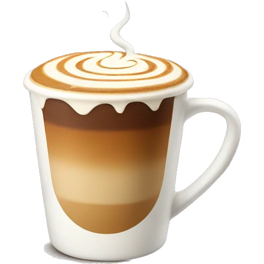 Gourmet latte emoji