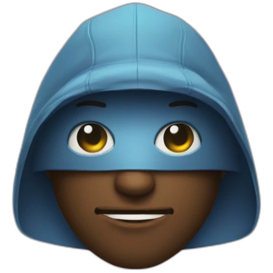 Geometric computer hacker emoji