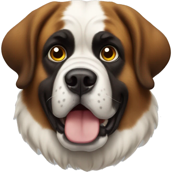 St. Bernard rolling eyes  emoji