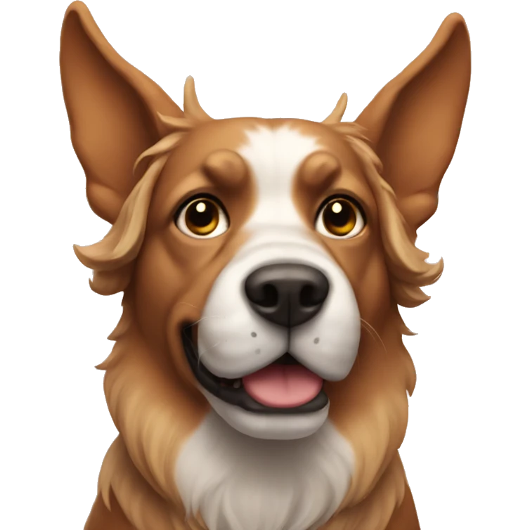 Dog with horns emoji