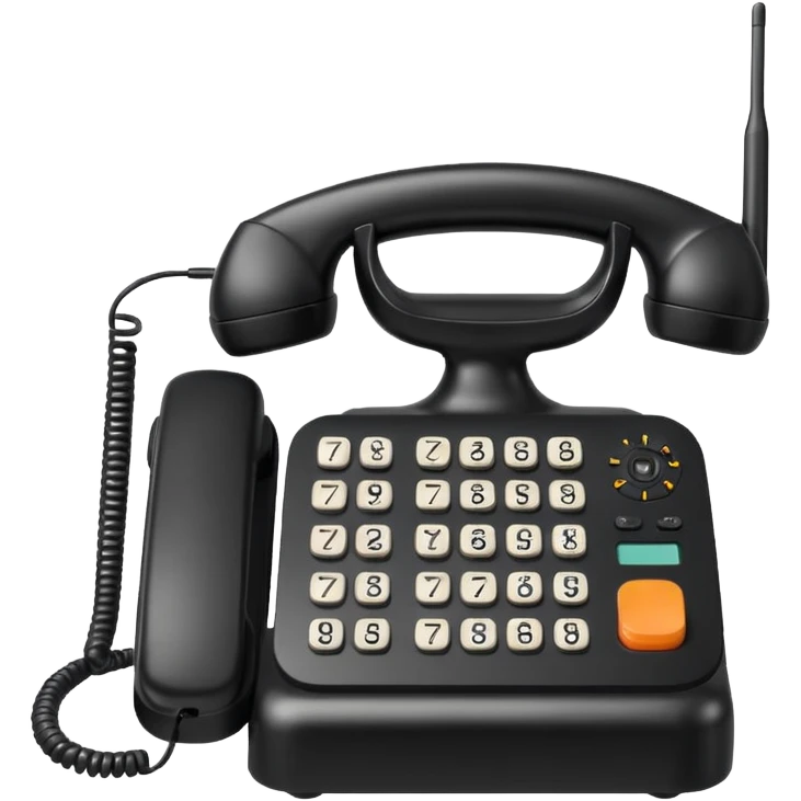 cordless home phone emoji