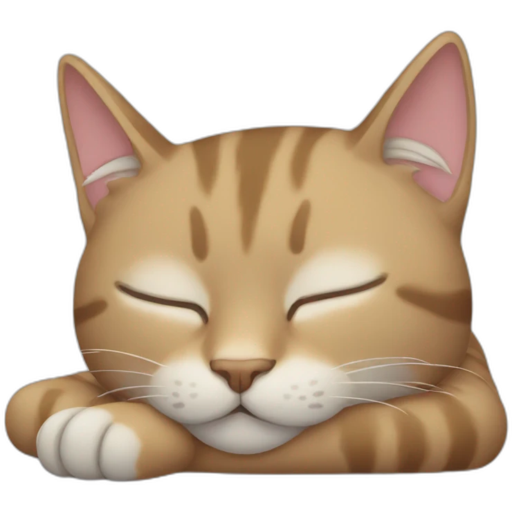 sleeping cat emoji
