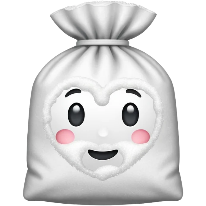 bag of sugar no face emoji