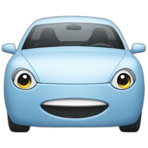 car-with-face emoji