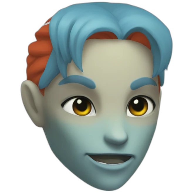 Undyne from undertalw emoji