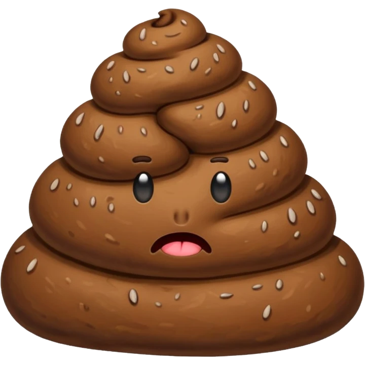 Painful poop emoji