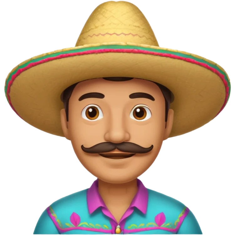 man wearing sombrero emoji emoji