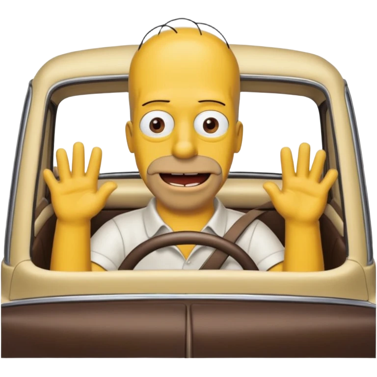 homer simpson car emoji