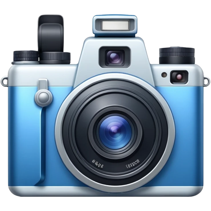 blue camera emoji