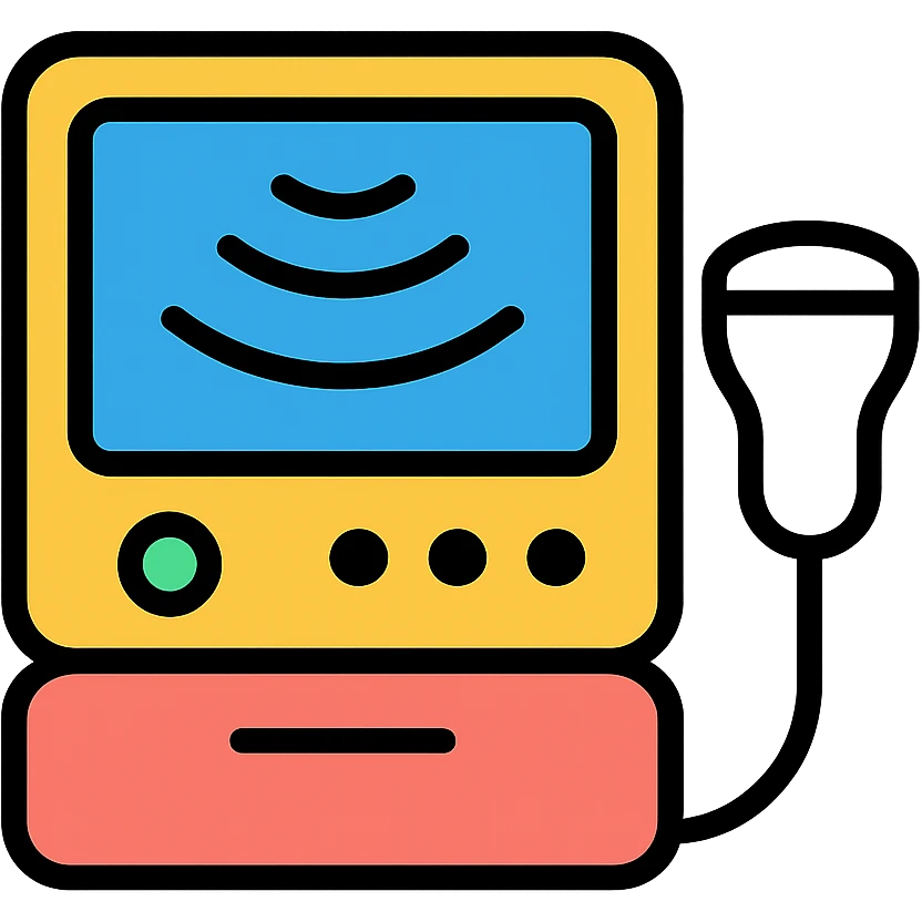 simple ultrasound icon emoji