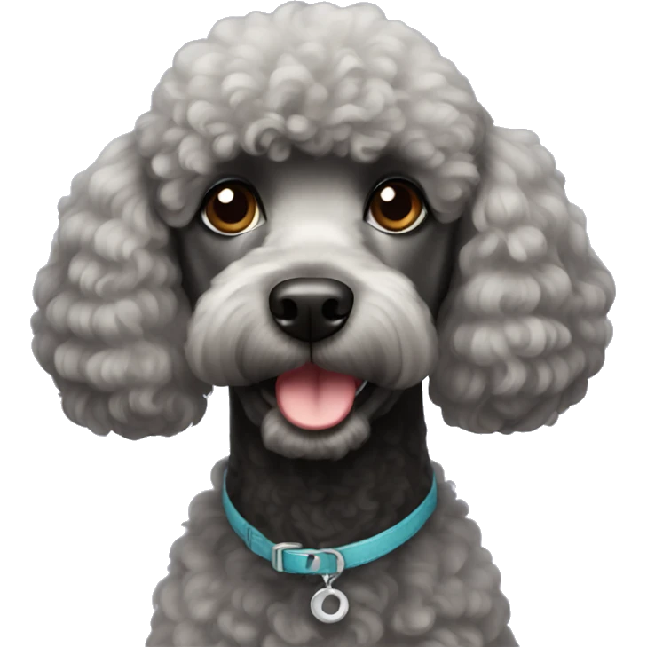 Black poodle emoji
