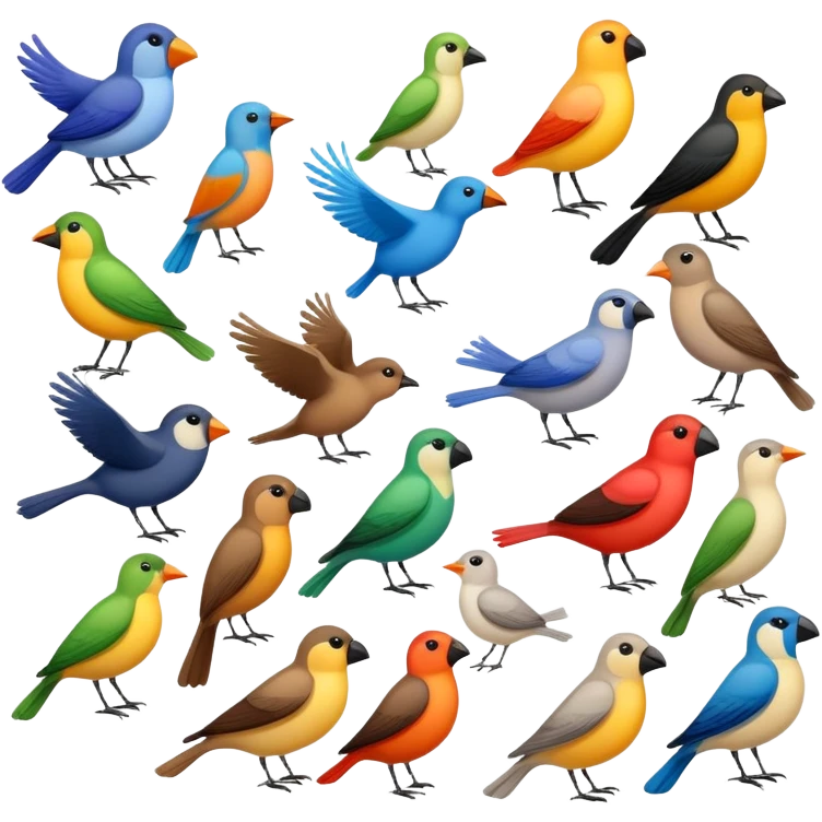 Bird alphabet emoji