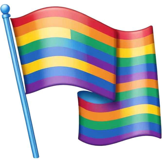 Rainbow pride emoji