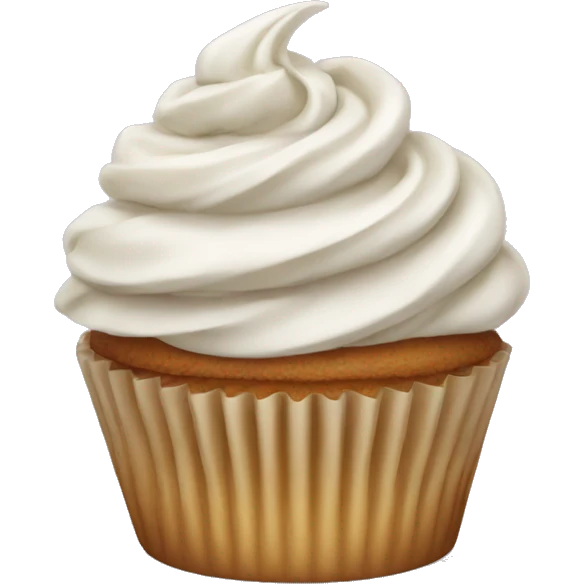 Realistic empty cupcake stand emoji