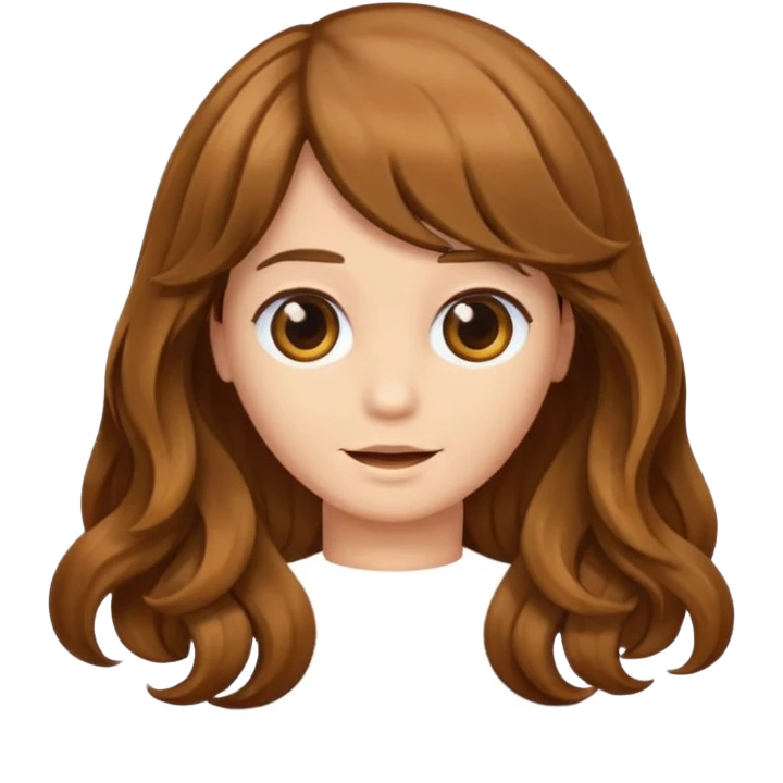 Hair wig emoji