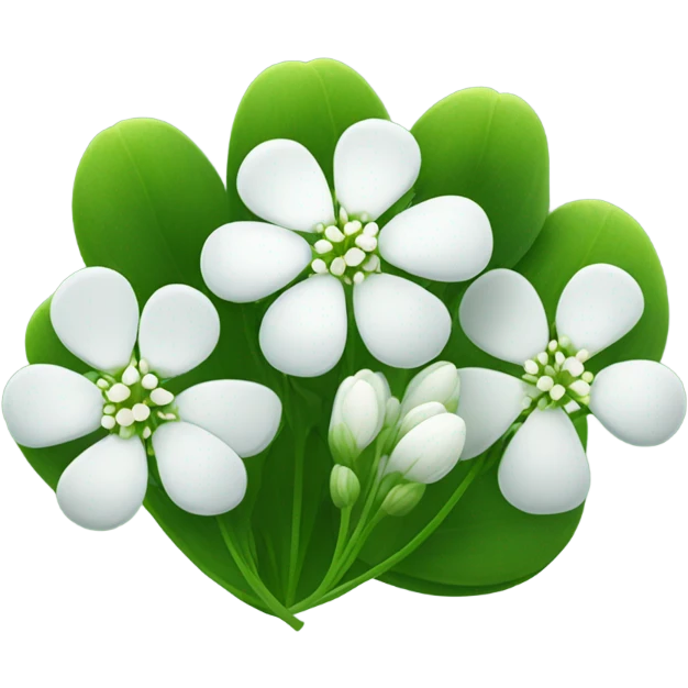 Snow clover emoji