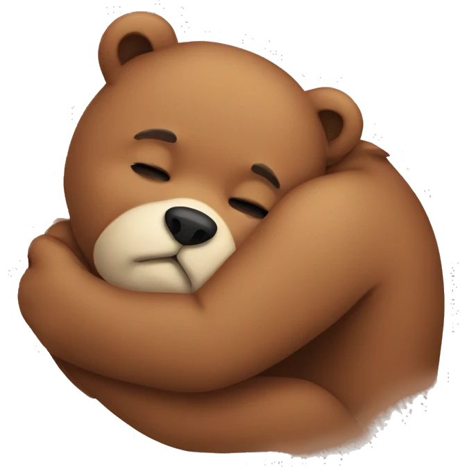 Bears cuddling emoji  emoji
