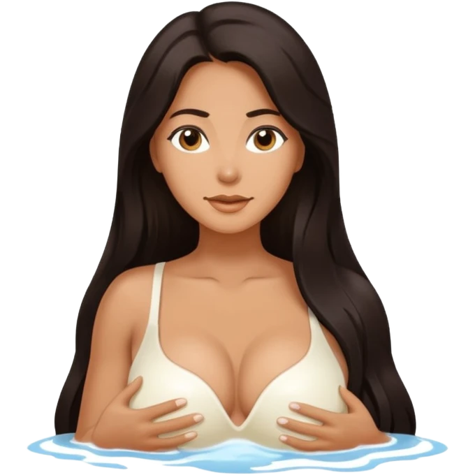 Emoji of big boobs Latina big nipples milk emoji