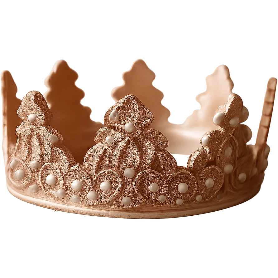 Remove the background from the image, keeping the crown edges clean and sharp with no background visible. emoji