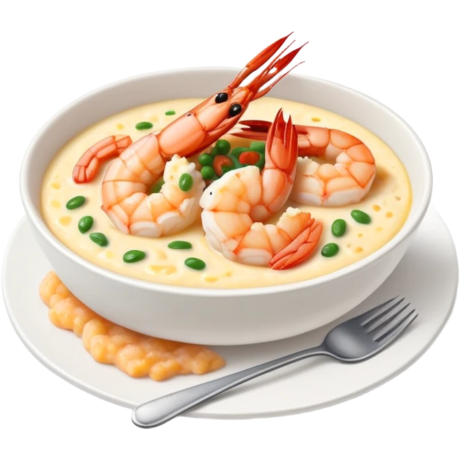 Shrimp and grits emoji