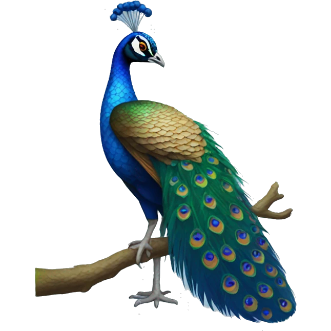 Peacock emoji
