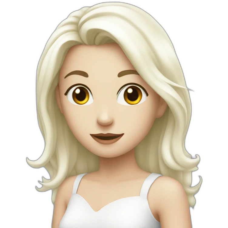 Coeur blanc emoji
